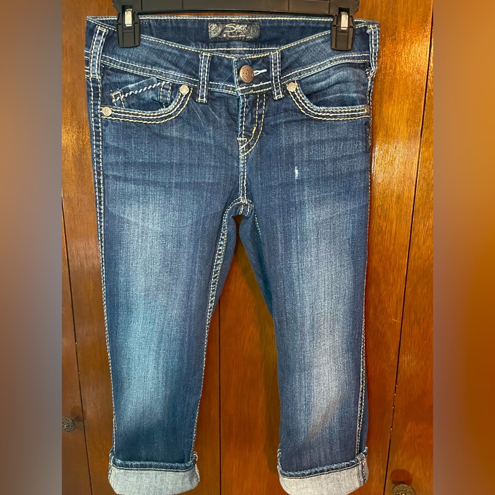Sliver McKenzie Flap Capri size 26
